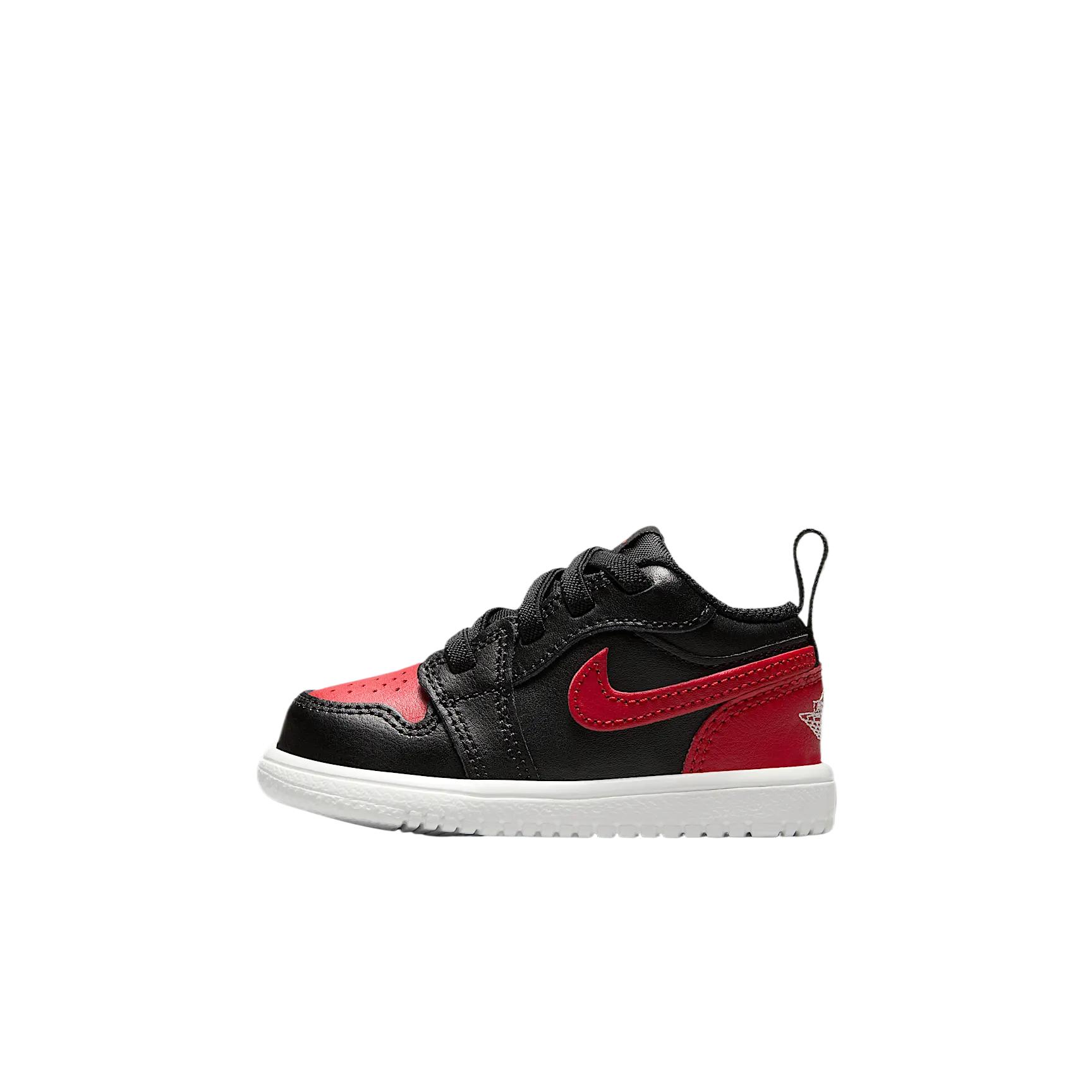Air Jordan 1 Low ALT TD Bred Baby Sneakers Black Summit-White Varsity-Red DR9747-067 19.5