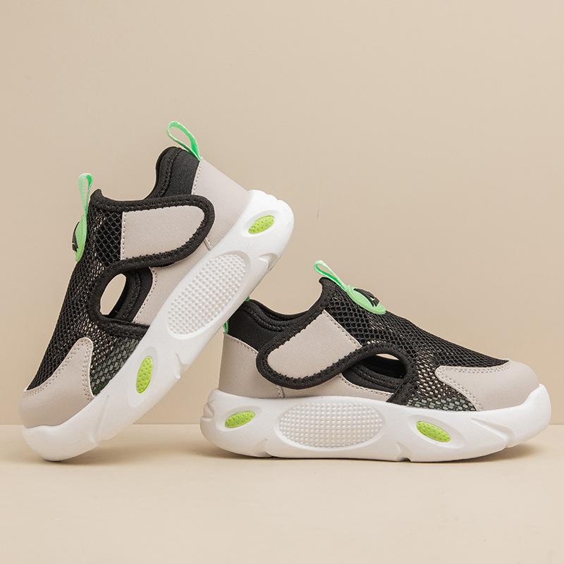 Summer New Thin Children's Mesh Breathable Boys Sports Soft Bottom Sandals