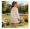 Girl's round neck sleeveless spring and autumn, comfortable, refreshing and cute vest for middle-aged children