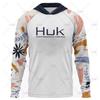 HUK Long-sleeved Hooded Fishing Suit With UV Sun Protection UPF50 + Luya