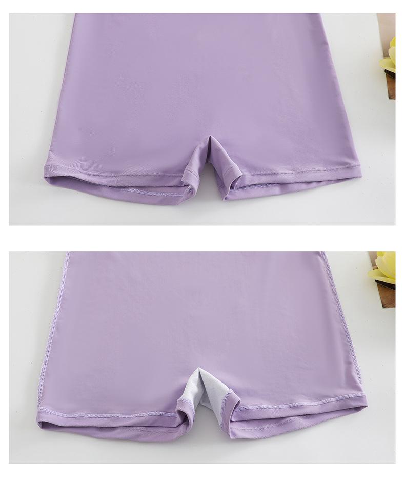 Women's 2026 New Style One-Piece Swimsuit: Elegant, Conservative, Tummy-Covering, Slimming, Pure Color, Sexy Swimwear for Hot Springs