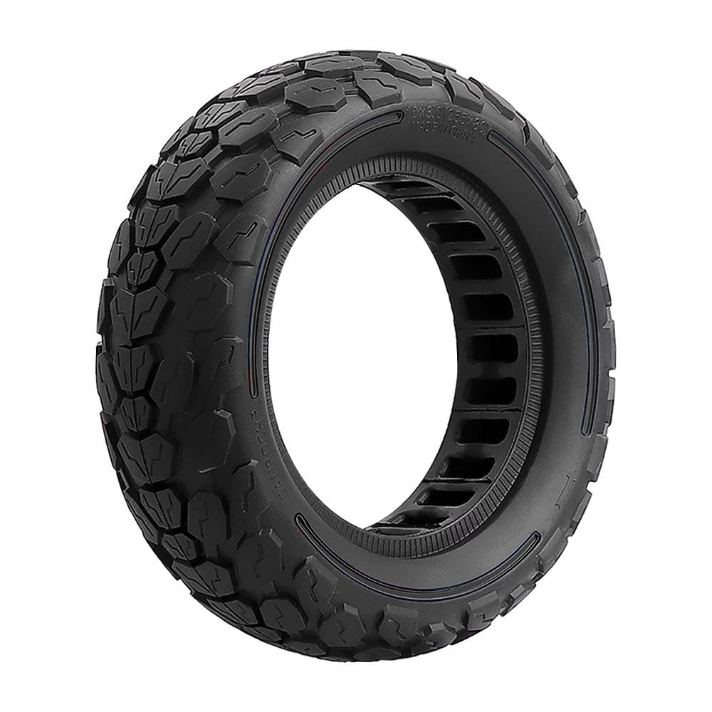 10X3.0 255x80 Solid Rubber Tire for ZERO10X/Kugoo Electric Scooter - Honeycomb Puncture-Proof Design