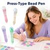 2.6mm Tip Bead Placement Pen Automatic Press-Type Bead Pen  Beading Crafts Tool