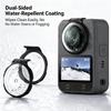 For Osmo 360 II Lens Cap Glass Protective Mirror Snap On High Transparency And Scratch Resistant Panoramic Camera Lens Cover