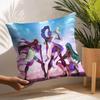 K-POP D-Demon H-Hunters Pillow Case Soft Fabric Pillowcase Double-Sided Print Cushion Cover Throw Pillowcase For Sofa Home Decor