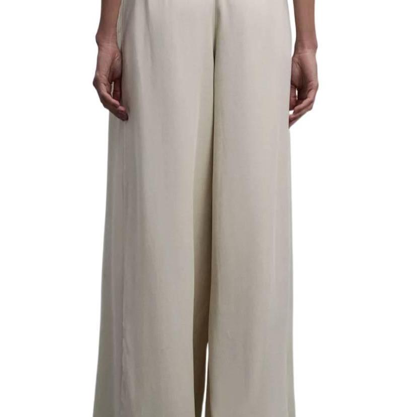 Women's Fashion Casual Wide-Leg Long Pants with Pleats and Draped Casual Floor-Length Pants