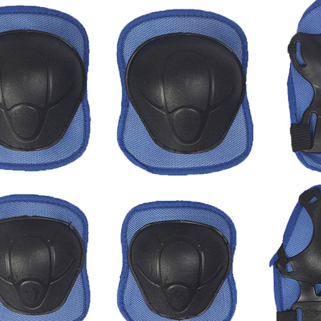 6/7 Pcs Elbow Wrist Knee Pads Sport Safety Protective Equipment