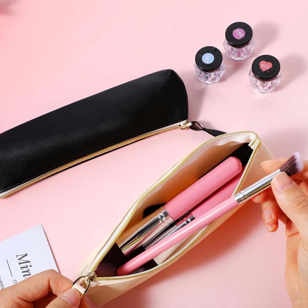 1Pc Pencil Pouch Small With Zipper Cute Office Pouch Bag Stationery Pouch