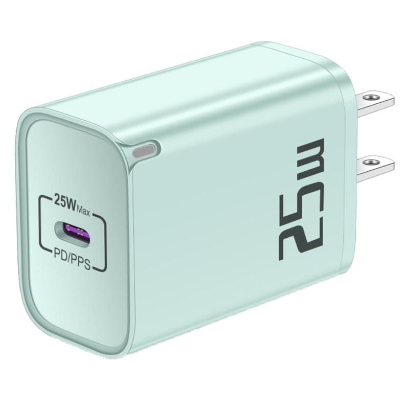 Quickly Charge 25W USB C Charger Type C PD Wall Charger for Fast Charging Travel Friendly Wall Plugs AC100-240 V 50-60Hz