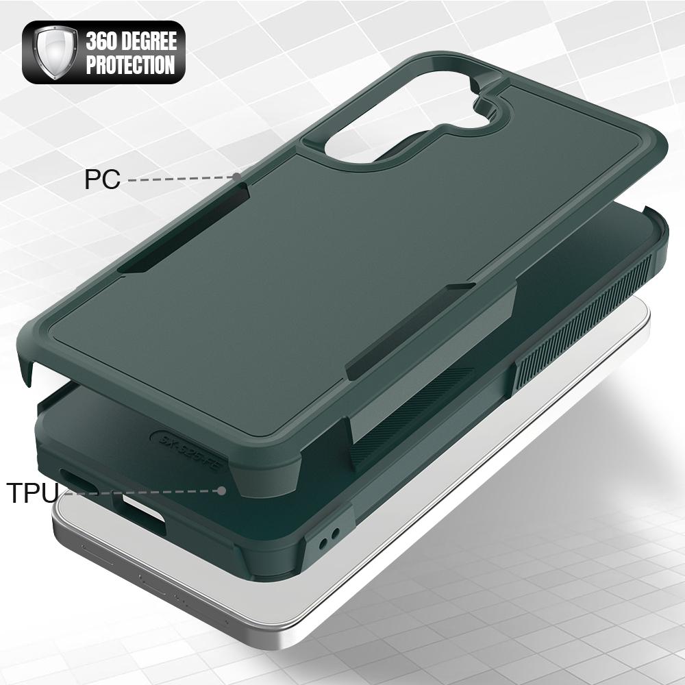 Shockproof Case For Samsung Galaxy S25 FE S25Plus S25+ S25Ultra S25Edge S25FE Funda TPU+PC Dual Layer Protect Cell Phone Cover