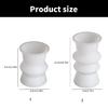 Silicone Handmade Molds Round Shape Craft Molds Candle Holder Molds Candle Stand Mold for Hand-Making Candle Holder