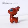 Wooden Cute Cartoon Deer Ornaments Miniature Figurine home Decor DIY Key Chain Accessories Birthday gifts Souvenirs