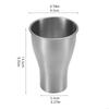  Durable 304 Nonrust Steel Tumblers Vacuum Insulated Large Capacity Water Bottle for Outdoor Offices Travel