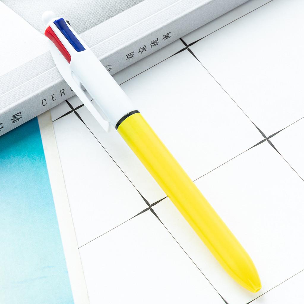 Multicolor Push Pen With Bullet Tip For Students And Office Use