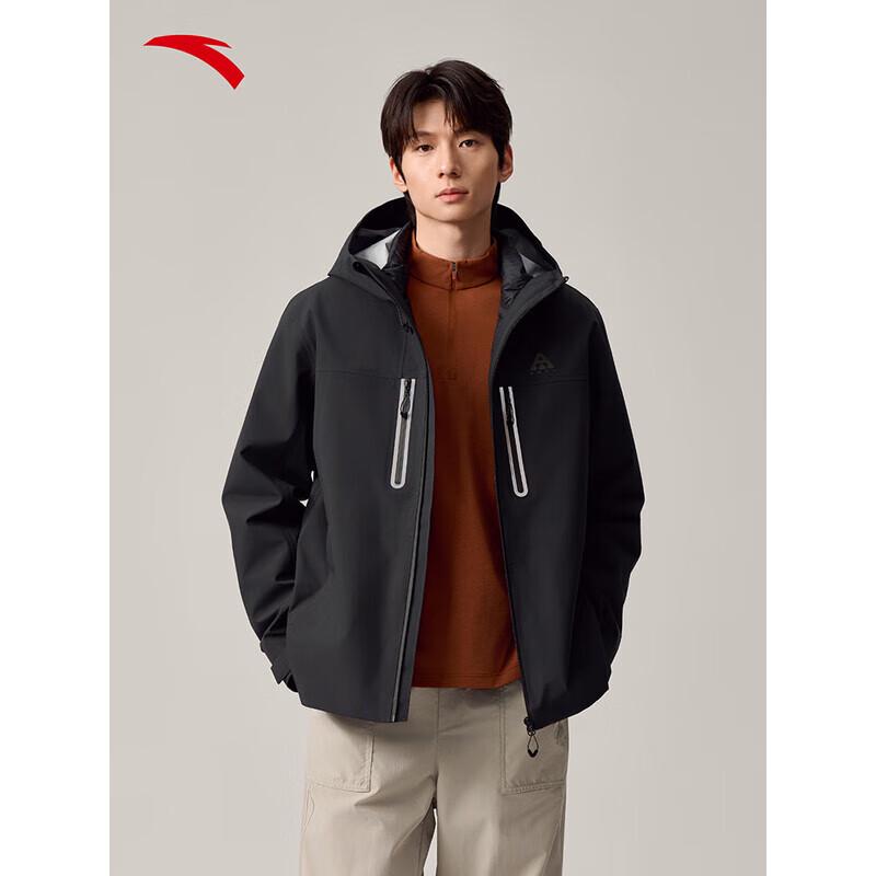 ANTA Men s New 3-in-1 Waterproof Outdoor Hiking Jacket S