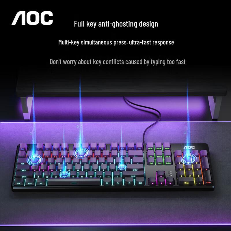 AOC GK230 Wired Mechanical Gaming Keyboard & Mouse Combo