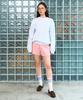 Iuteu Pigment Waffle Shorts / Light Pink