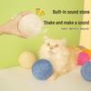 Extra Large Sisal Ball Cat Toy: Teething, Claw Grinding, Bite-Resistant, Self-Play Entertainment.