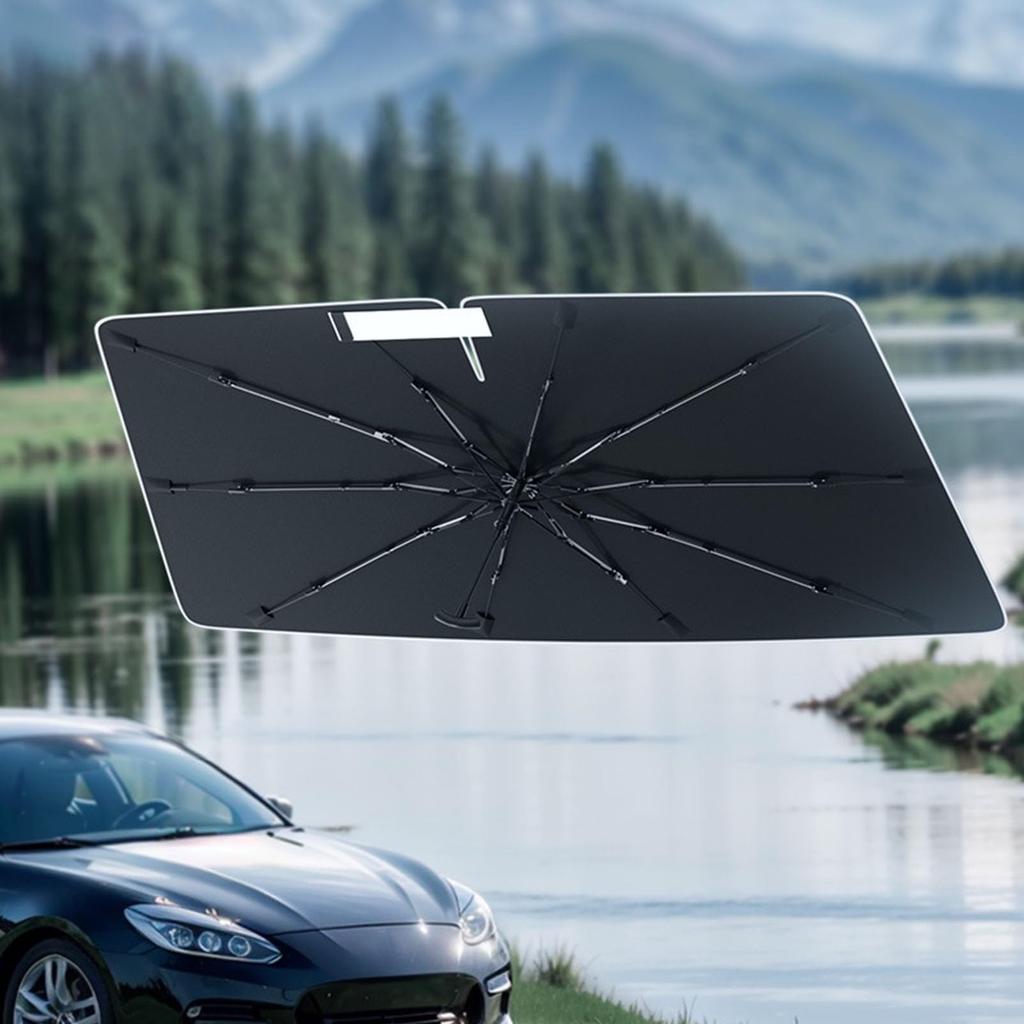 2024 Improved Car Sunshade Front, Compatible Car Model: Toyota Crown