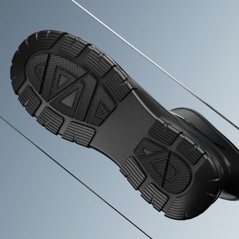 Men's Water Boots Non-slip Work Rubber Shoes Outdoor Rain Boots Men's Waterproof Shoes Casual Camping Fishing Shoes