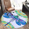 Colorful Dragonfly Office Carpet Chair Mats, Home Decor, Sofa Rug, Office Carpet Gift for Bedroom, Living Room, Various Rooms1118151a