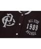 Cpgn Studio [2-Way] Varsity Snap Cardigan Burgundy