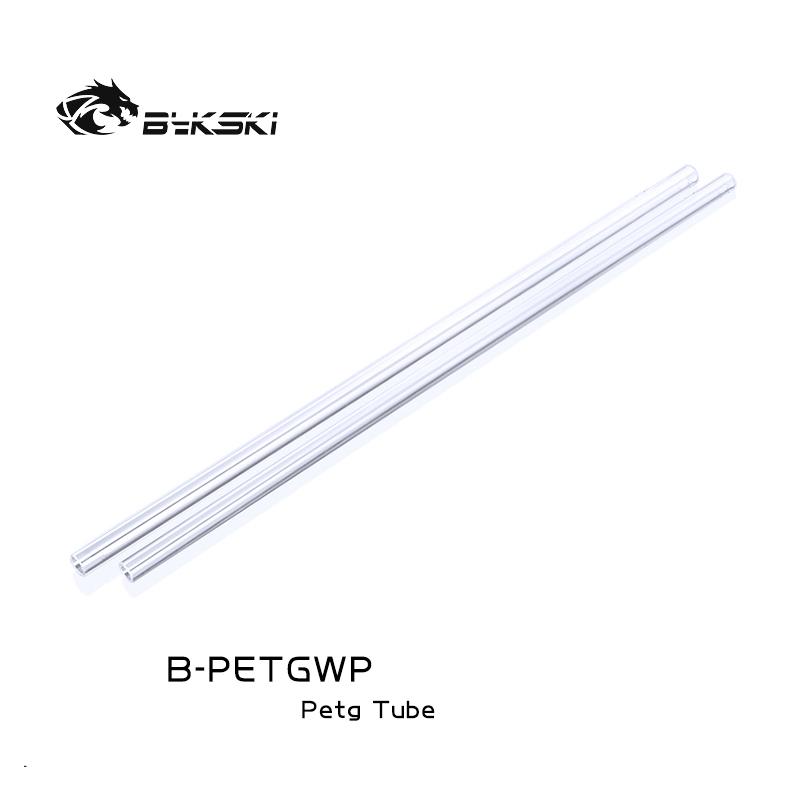 BYKSKI PMMA / PETG Hard Tube ( OD12mm / OD14mm / OD16mm  ) + 2mm Thickness + 50cm Length Transparent Rigid Pipe 2pcs/Lots OD12mm
