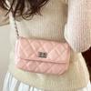 IELGY Ladies Chain Bag Fashionable All-Match Commuter Crossbody Square Bag