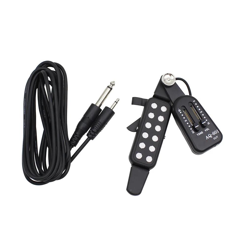 12-Hole Acoustic Guitar Pickup Sound Magnetic Transducer Controller Audio Cable Professional Guitar Pickup Accessories