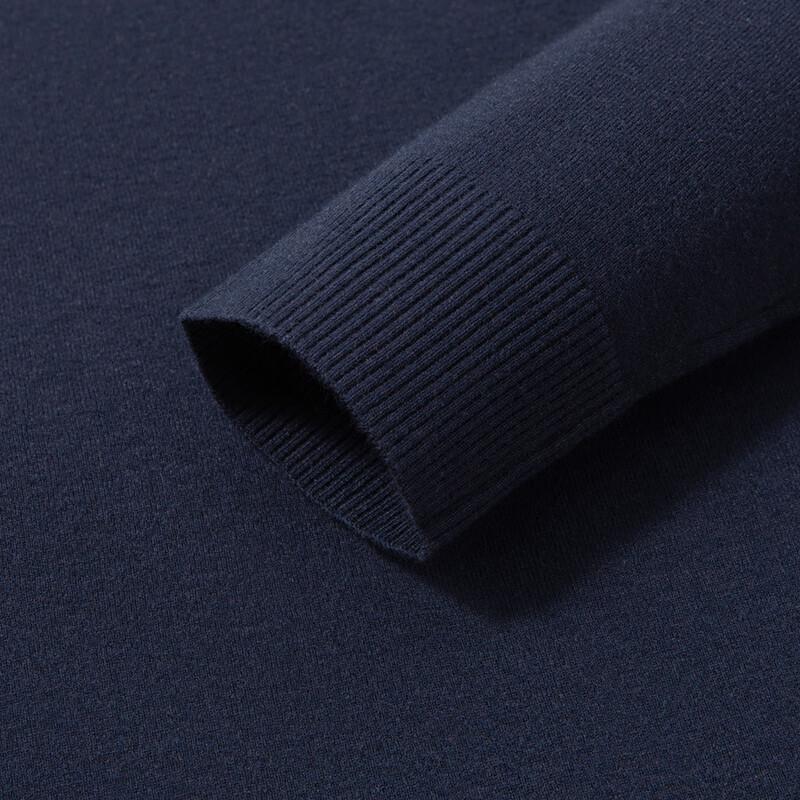 JOW Men's Faux Two-Piece Wool Blend Knit Sweater