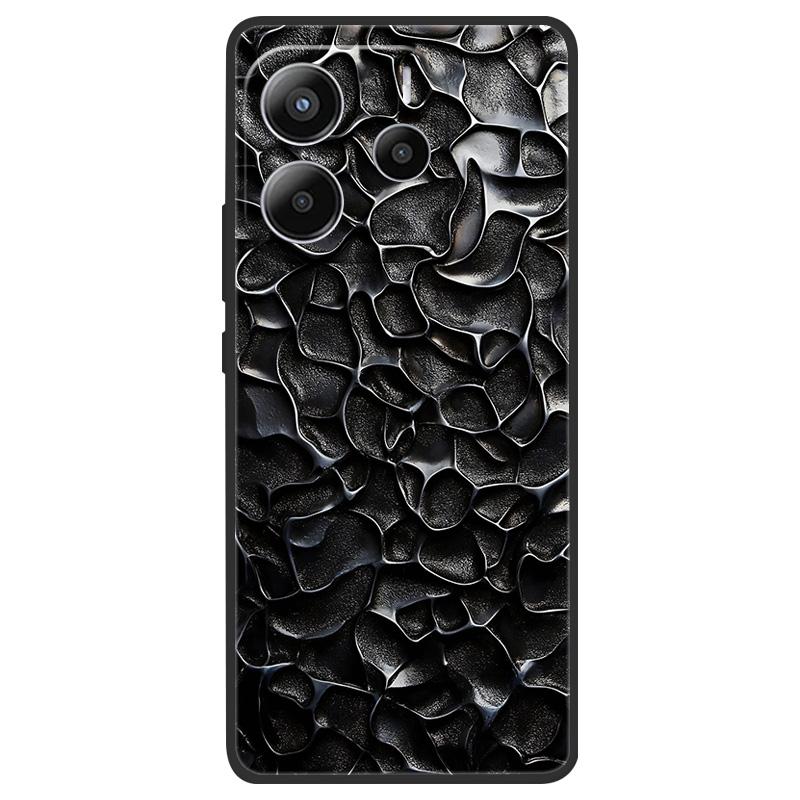 For Redmi Note 14 4G (Europe) Phone Case Marble Painting Pattern Soft Silicone Anti Drop Cover For Xiaomi Redmi Note14 4G Shell