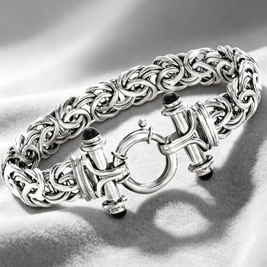 Stainless Steel 7mm Non-fading Bracelet Trendy Hip-hop Men Chain Bracelets
