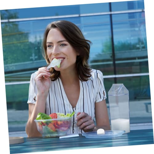 Frcolor Clear Milk Cup, Milk Carton Water Bottle, Milk Carton Container, Refrigerator Drink Container, Clear Container, Clear Water Bottle, Travel Wat