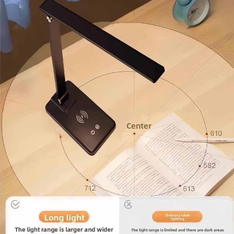 Compact Led Aluminum Desk Light With Usb Power For Students And Workers Office