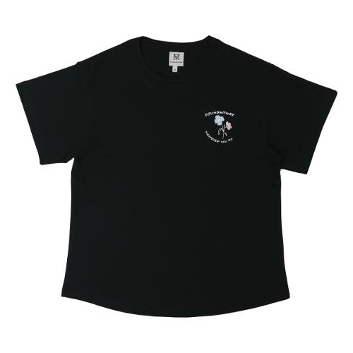 Paundeumaiwei Fmw Flower Logo T-Shirt (W) - Black