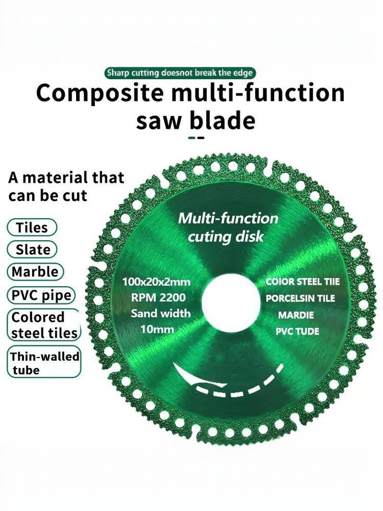 Hot Sale 6 In 1 Saw Blade Cut Off Wheels Cutting Disc Metal Iron Steel Rock Slab Marble Saw Blade