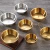 304Stainless Steel Household Korean Cuisine Bowl With Handle Rice Wine Bowls Sauce Seasoning Dish Food Serving Kitchen Tableware