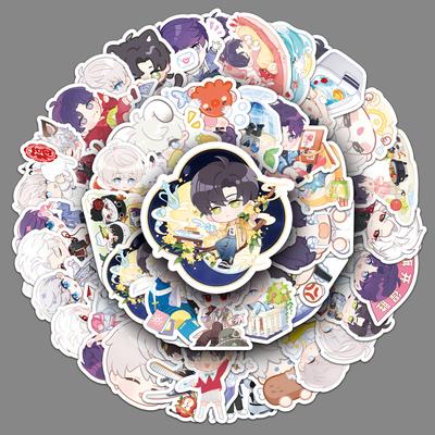 50 Q Version Love and Deep Space Graffiti Stickers Immersive Love Game Decoration Laptop Tablet Stickers