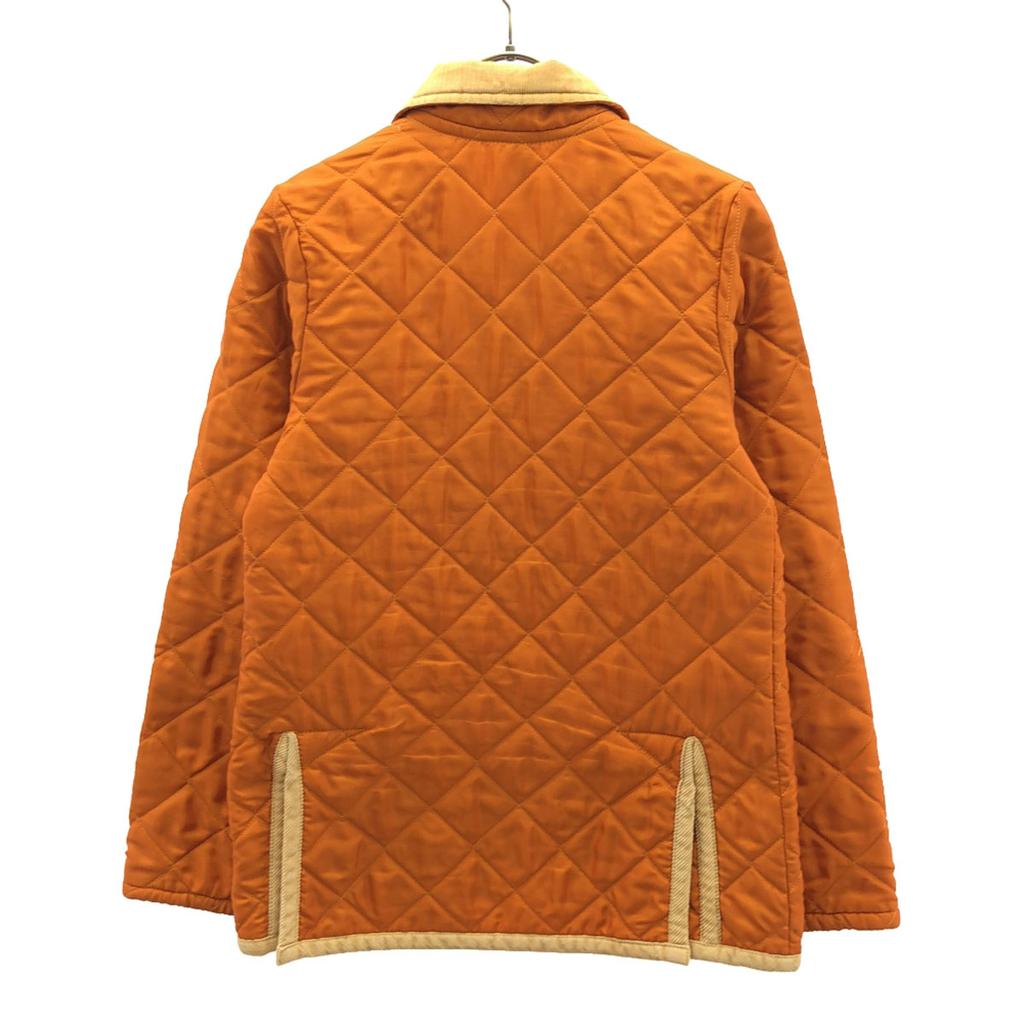 LAVENHAM Made In the UK Quilted Jacket 36 Orange WA-AW03 Women Used