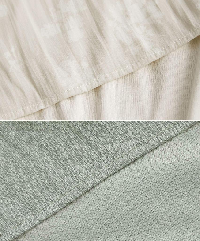 ROPE PICNIC Skirt Colors Airy Pleated Skirt GDC15160 Beige Sub with Selectable Length [New Added]