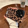 The new leopard print spots are suitable for Apple 17Pro's new 15 flip fur iPhon16promax anti-drop fine hole shell.