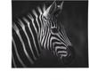 Durable Sun Shade Tapestry Versatile Zebra Pattern for Event Booth Beach Party Background Decor