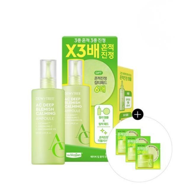 

Dewytree AC Глубоко успокаивающая ампула от несовершенств 60 мл + Набор из 6 подушечек