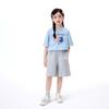 Xiaoyinman Girls' Cartoon Print Breathable Casual Stretch Shorts