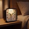3.15in Digital Desk Clock White Bedside Alarm Clock Small Desk Alarm Clock  for Home Office