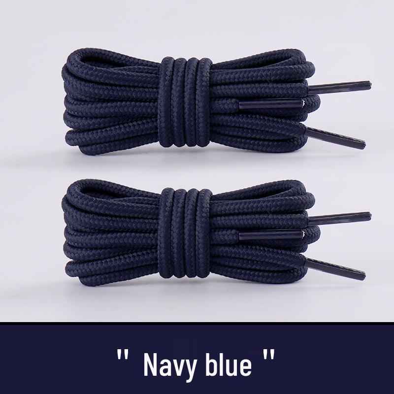 

Круглые шнурки из 16 прядей: Повседневные однотонные шнурки для кроссовок и ботинок мартин, доступны в черном, белом и цветных вариантах. 150 cm темно-синий