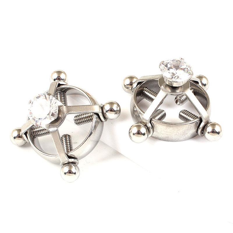 Stainless Steel Metal Nipple Clamps Milk Clips Breast Clip Sex Slaves Nipple Clamps Sex Toys Intimate Toys for Couples
