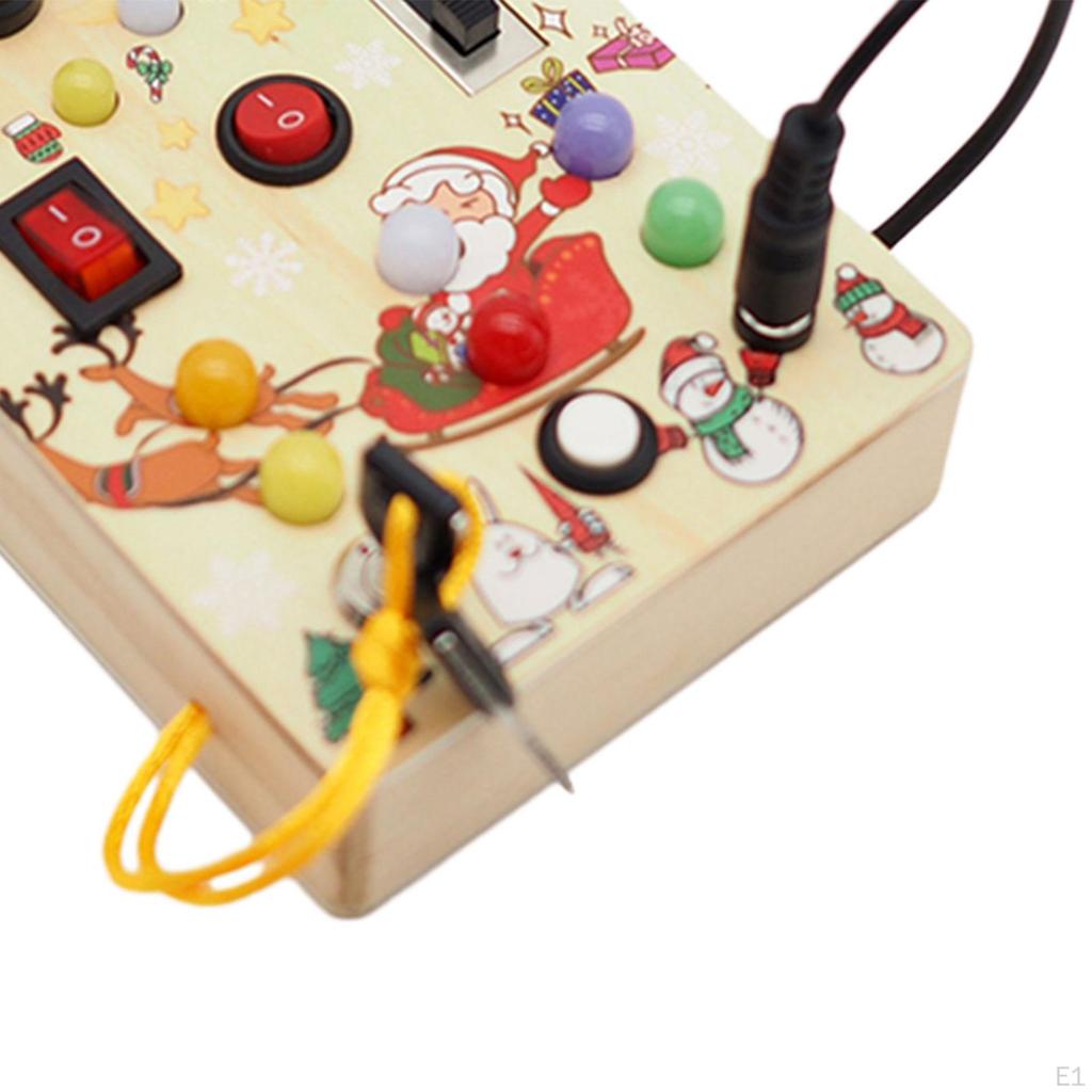 Interactive Busy Board Toy for Travel - Enhance Fine Motor Skills and Role Play