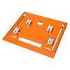 Placă de bază circulară 28x25cm Placă de inserție masă router cu marcaje clare de scară pentru prelucrarea lemnului