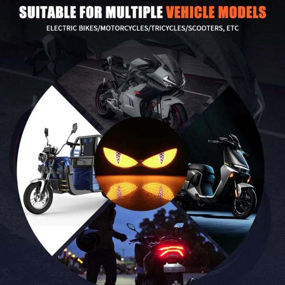Multicolor Flashing License Plate Light LED LED Devil Eye Light For Electric Vehicle